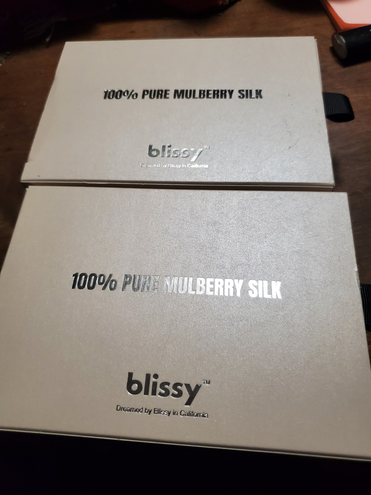 Blissy Mulberry Silk (2) Standard Pillowcases, White Brand New eBay