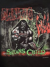 Danzig Satan  s Child Tour Shirt 2000 Size XL Misfits Samhain Dates On Back RARE 