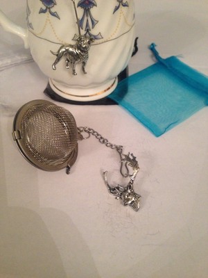 Damhirsch Kopf 2 Zoll Tee Kugel Mesh Infuser Edelstahl Kugel Sieb A63