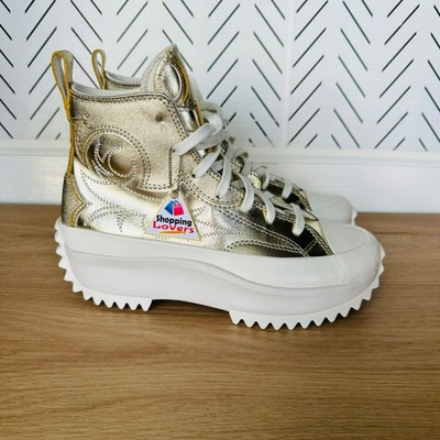  Converse Sz 5.5 Men's Shoes Run Star Hike Hi Platform Western Gold A10333C 