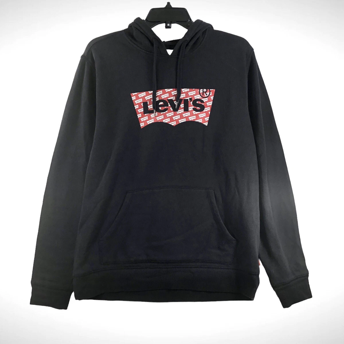 Mens black hotsell levis hoodie