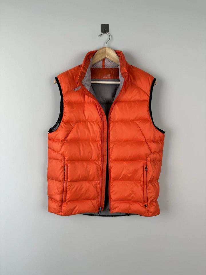 Mens RLX POLO RALPH LAUREN Puffer Gilet Vest Orange Size M - Image 3 of 4