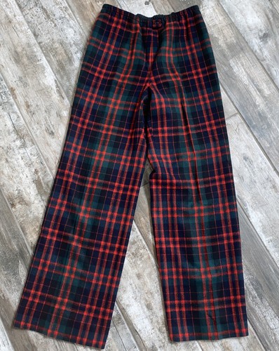 Womens Vintage Pendleton Tartan Plaid 