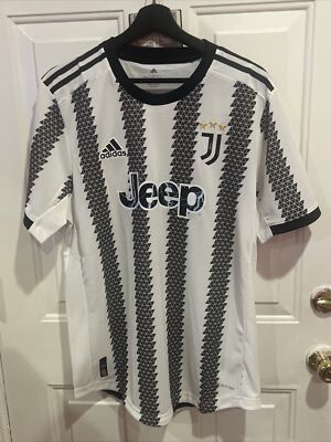 Brand New Adidas Juventus 22/23 Home Authentic Jersey H38902 Men's