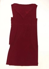 NWT Women's ASOS Sz 6 V-Back Sleeveless Drapey Stretch Red Dress