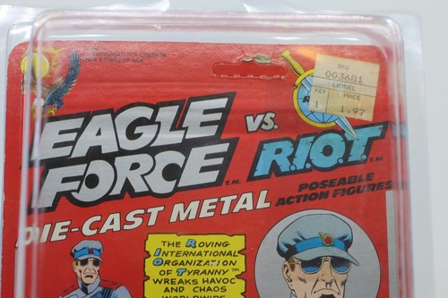 Eagle Force SHOCK TROOPER Soldier Tyranny Die Cast Metal Figure 1981 MEGO New - Picture 4 of 16