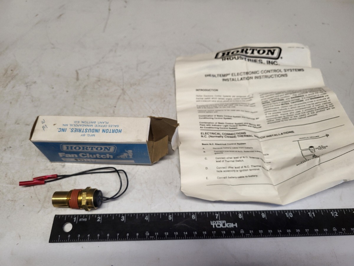 190 NO Thermal Switch / Sensor Horton 993617 Ref. # 8037022 1002