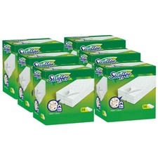 6x Paquet De Recharges De Lingettes Séchées Swiffer 36 Cm Avec Parfum