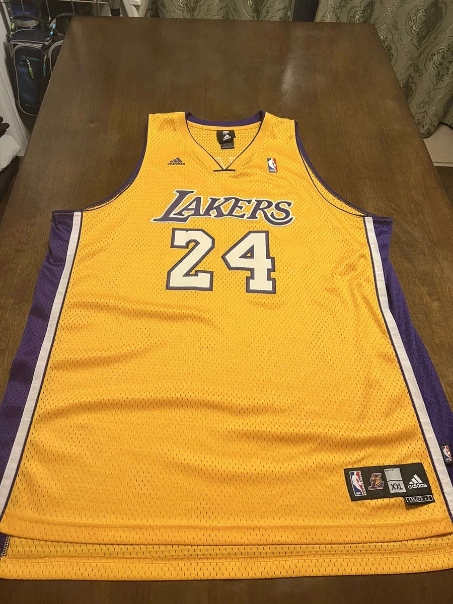 Men's Los Angeles Lakers Kobe Bryant adidas Gold Player Swingman Home Jersey