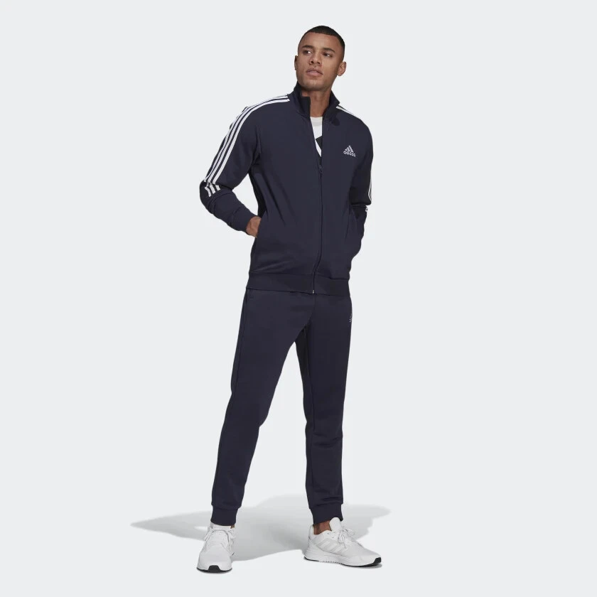 Adidas three stripe tracksuit sale