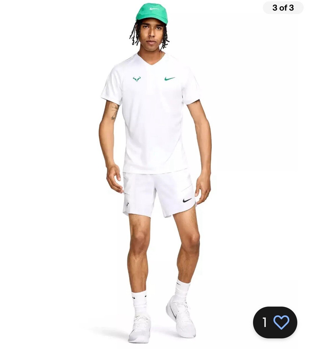 Nike Rafael Nadal Dri-FIT ADV Short-Sleeve Tennis Top FD5409