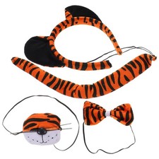  1 Set of Toddlers Tiger Costume Set Role Play Set Tiger Costume Kit for Party