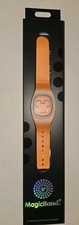 NUOVO Disney Parks Magic Band Plus + arancione massiccio 2 toni SLEGATO ~ CAVO INCLUSO