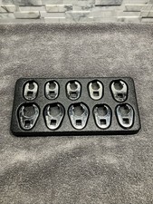 Snap On Tools 10pc Metric 3/8 Drive Flare Nut Crowfoot Set 