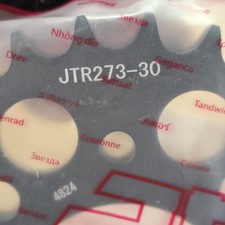 JT Sprockets JTR273.30 30T Steel Rear Sprocket, black