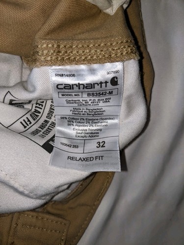 Carhartt Shorts Relaxed Fit Gr. 32 hellbraun Taschen Cargoshorts - Bild 22 von 24
