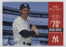 2006 Fleer Greats of the Game Decade Greats Chris Chambliss #DEC-CC 6z2