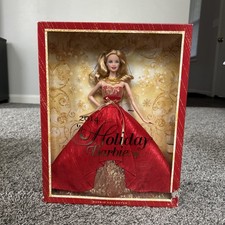 2014 Barbie Holiday Doll with Ornament Mattel BDH21