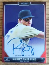 2024 Pulse Baseball Robby Snelling Auto Red /99 #A-RSN (RC) Miami Marlins