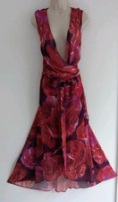 💜 JOANNA HOPE SIZE 28 Beautiful Ladies Long Floral Patterned Maxi Dress Ref A.