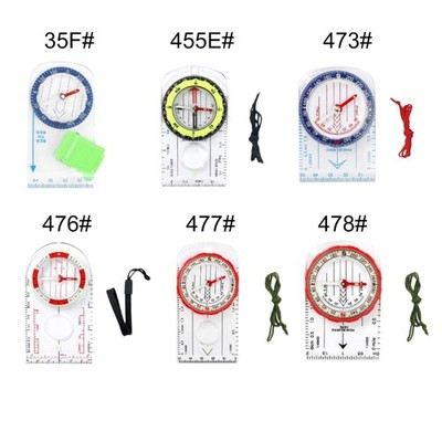 Navigation Camping Multifunctional Compasses Ruler for Map Reading Backpacking