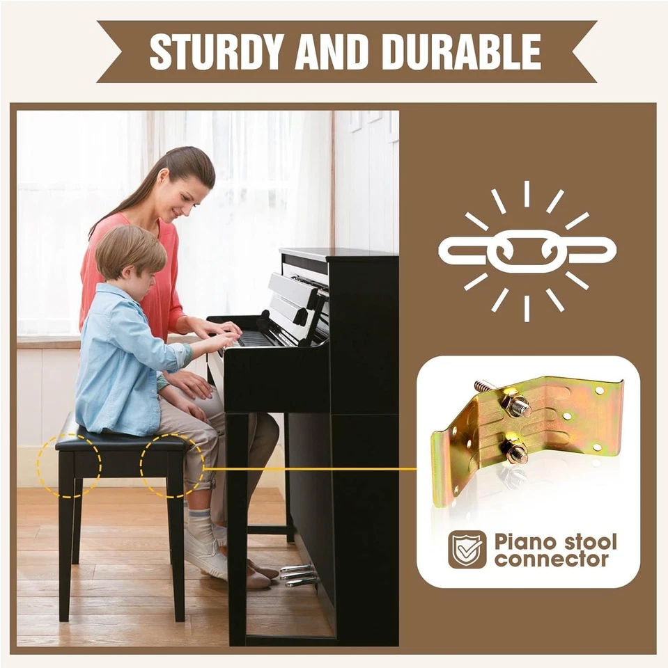 Table Leg Corner Bracket Set of 8 Includes Screws,Kerf Mount Corner Brackets for - Image 4 of 4