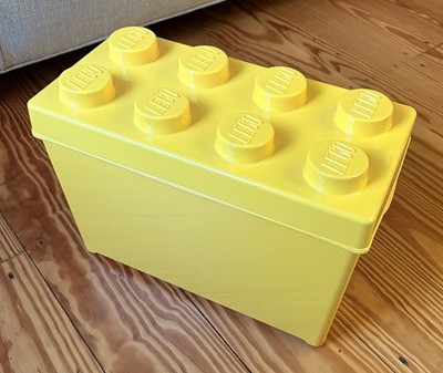 Lego Classic Yellow Storage Brick Large Bin Box 8 Tall 10698