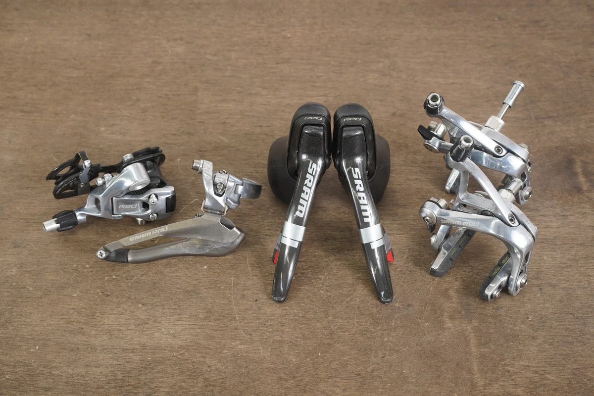 □ SRAM RED ダブルタップ W47FF 1x10s＜中古＞ 未使用 スラム SRAM レッド RED22 Double Tap ダブルタップレバー 左右