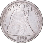 1873 $1 Seated Liberty Dollar ~ Fine Details