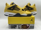 DS New Nike Air Jordan Retro 4 Lightning 2021 Size 8.5 Authentic EBAY LIVE