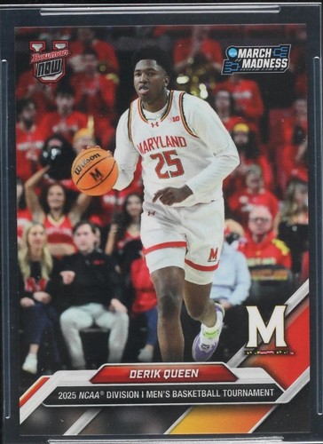 Derik Queen 2024-25 Bowman U NOW Basketball Topps Blue Auto