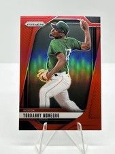 2025 Panini Prizm #25 Yordanny Monegro Red Prizms #/299
