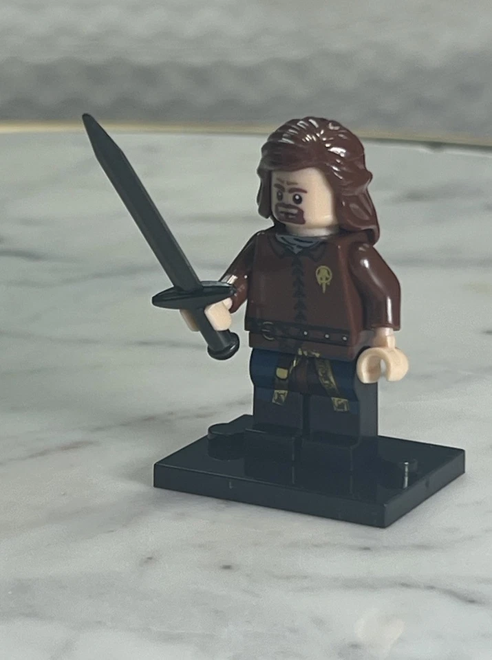 Lego Eddard Stark Minifigura Impresa Personalizada Juego de Tronos Lobo Silencioso Foto 2 de 2