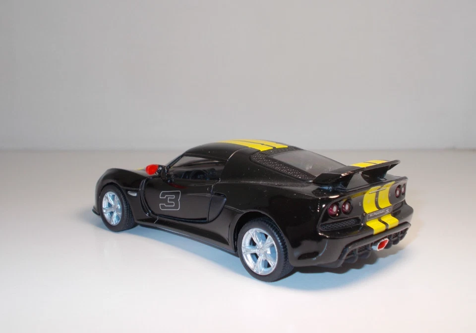 KiNSMART 5361 Lotus Exige S w/printing (2012) "Black" METAL Scala 1:32 - Immagine 2 di 3