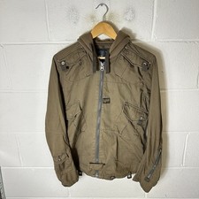 G Star Raw Jacke Herren Large braun Navigator Utility Cargo Chore Militär Feld