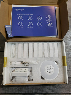 tolviviov Home Alarm System(2nd Gen), 12 Pieces Smart Home Alarm Security Syst..