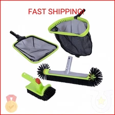 Sepetrel Deluxe Swimming Pool Cleaning Kit Including Professional Leaf Skimmer N