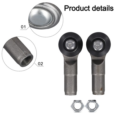 Tie Track Rod Ends Replacement Kit for Ford For Fiesta Models Years 08 17 - Picture 10 of 12