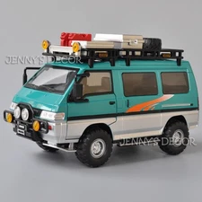 1:24 Scale Diecast Model Car Toy Mitsubishi Delica Camper Van Camping Vehicle
