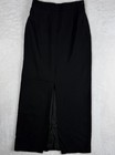Yves Saint Laurent Encore Black Wool Maxi Skirt FR42 UK14 France Vintage NWT — photo 3