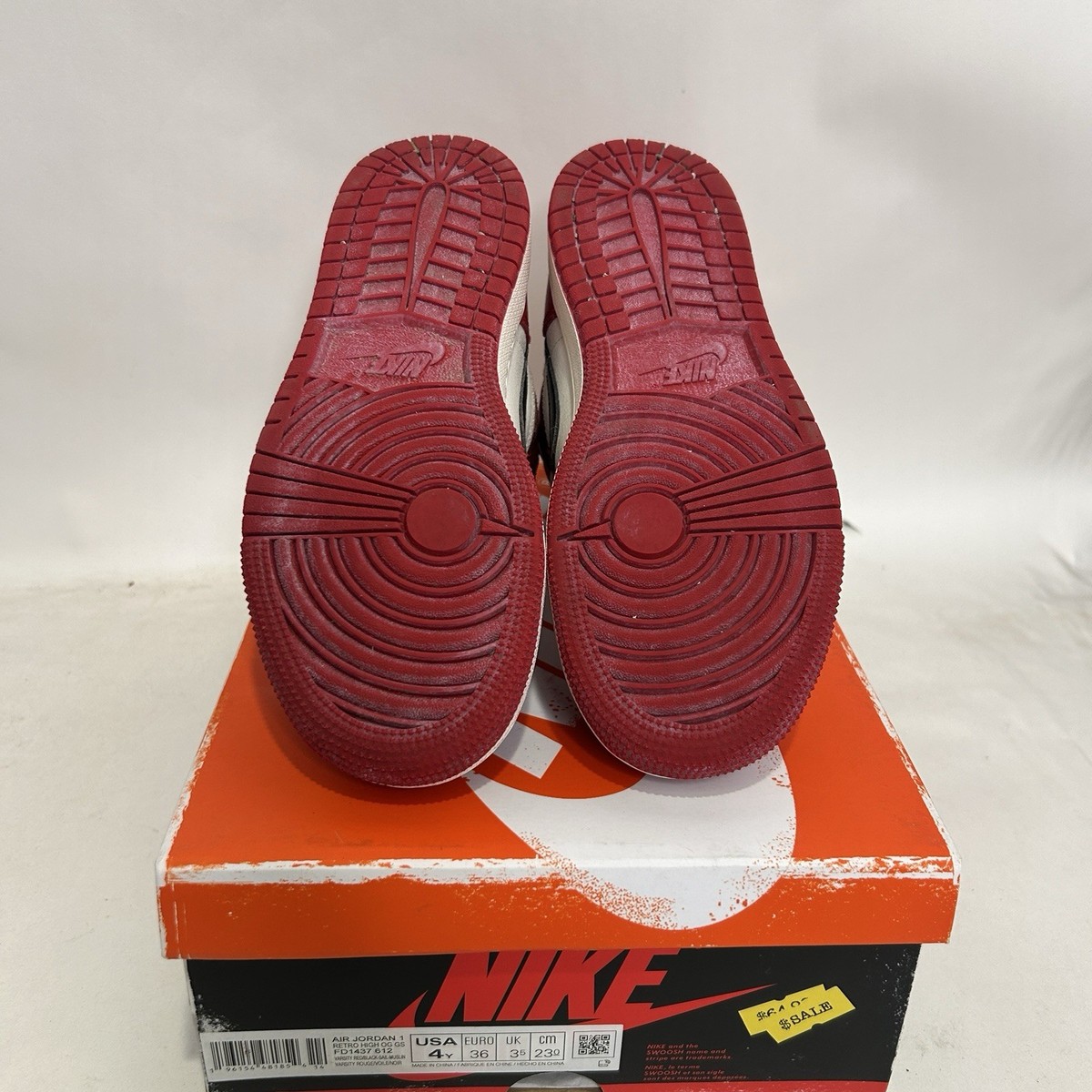 ［タクシー］RETRO HIGH OG GS FD1437-612 Nike Air Jordan 1 Retro High GS “Chicago/Lost and Found” FD1437
