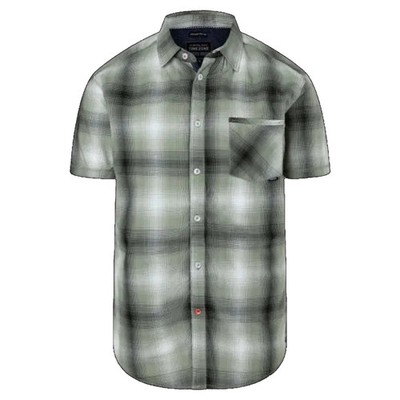 Timezone Herren Kurzarmhemd   Fading Check 