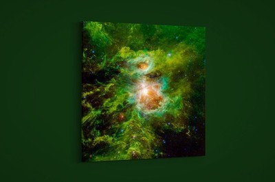 NASA - Green Nebula I - Art Print on Paper or Canvas