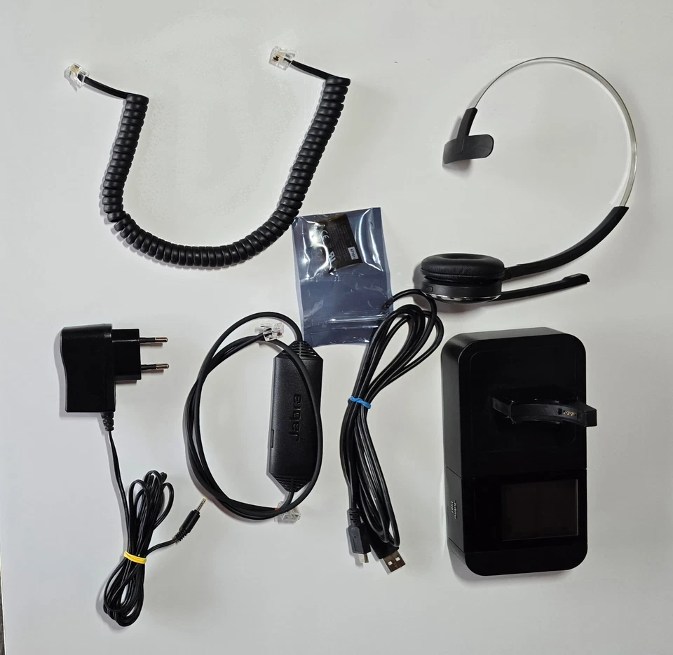 Jabra PRO 9470 MONO Schwarz mit Nackenbügel Headset, Garantie und Rückgaberecht! - Bild 4 von 4