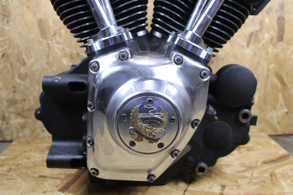 04 Harley Heritage Softail Classic OEM EFI Twin Cam 88 B Engine Motor 44K Foto 2 de 4