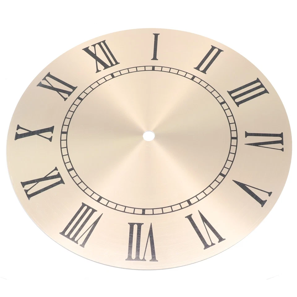 95 Inches Aluminium Roman Numeral Wall Clock Dial Face Replacement High Quality - Image 4 of 4