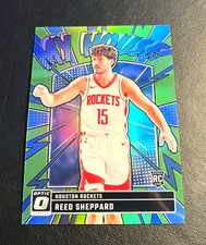 2024-25 Donruss Optic LIME GREEN SP /199 Reed Sheppard My House Rookie RC