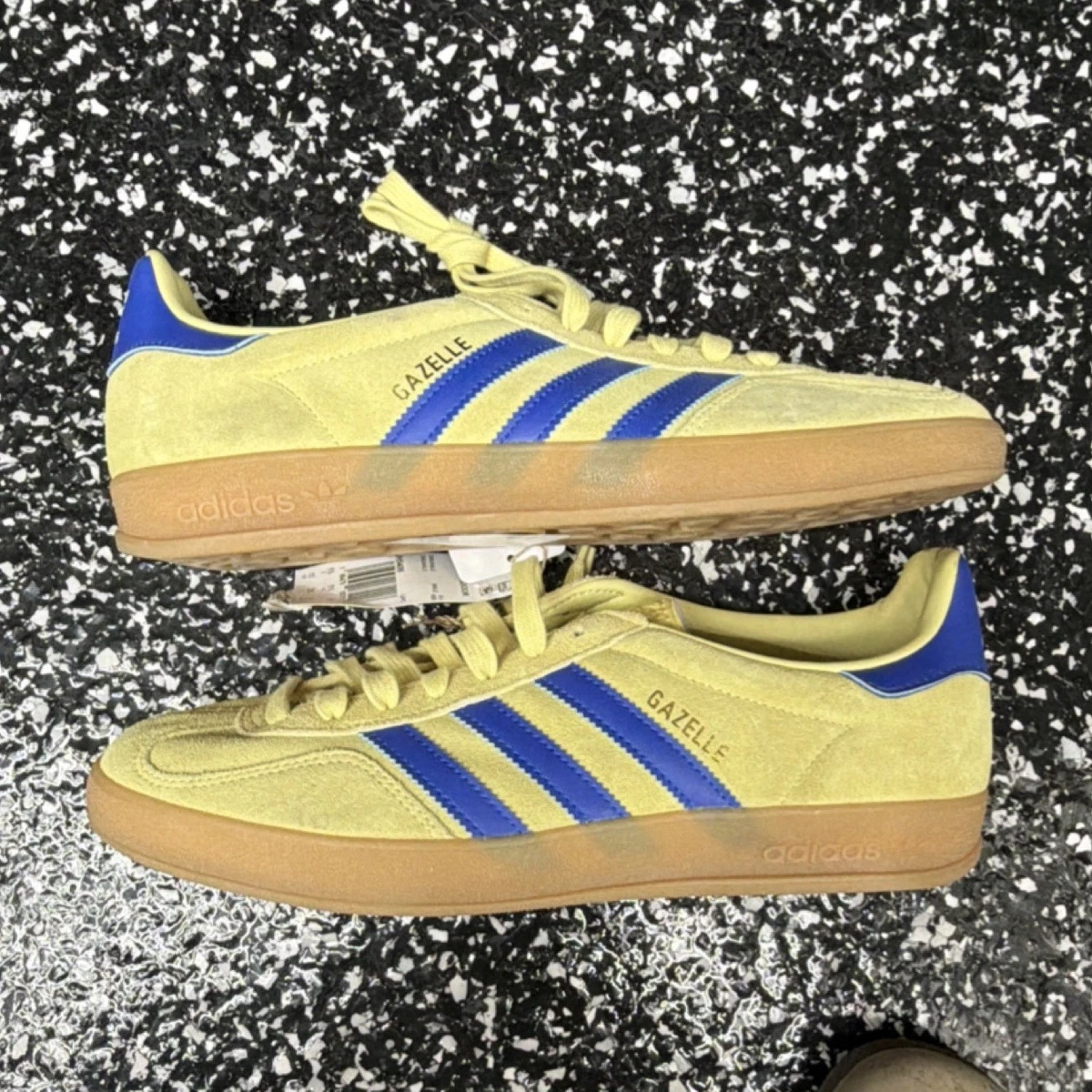 adidas gazelle silver green womens adidas Gazelle Indoor | Earth Strata / Cloud White / Magic Beige main image 1
