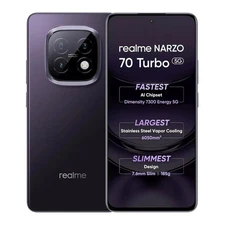 realme 70 TURBO 5G (Turbo Purple, 128 GB)  (6 GB RAM)  Factory Unlocked-Dual SIM