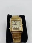 Men's Vintage Seiko Square Face Watch H249-5049 Quartz Alarm Chronograph PARTS